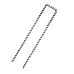 Szpilki do agrowłókniny metalowe ocynkowane U-kształtne kotwy, kołki 100 sztuk