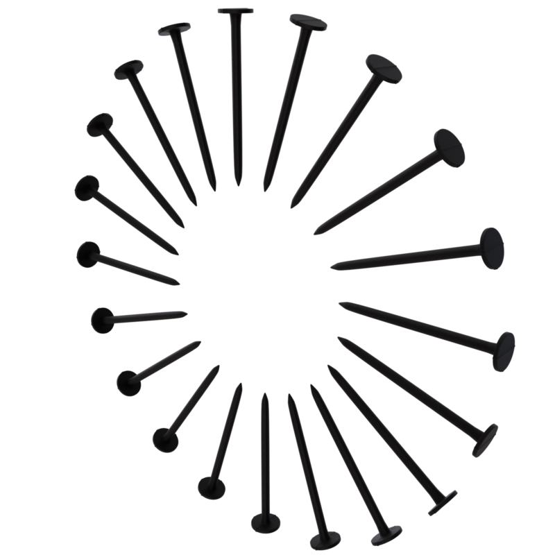 Szpilki do agrowłókniny, kotwy do siatki na krety, kołki 100 sztuk