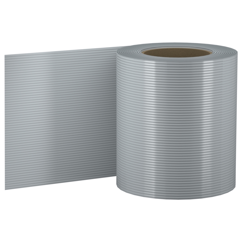 Taśma ogrodzeniowa HARD do paneli ogrodzeniowych 19cm x 26m 1200g/m2 UV+ Szary