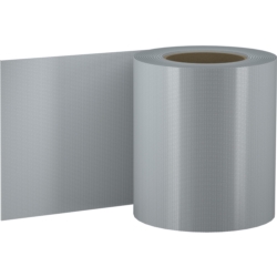 Taśma ogrodzeniowa do paneli ogrodzeniowych 19cm x 35m 450g/m2 Szary + 20 Klipsów