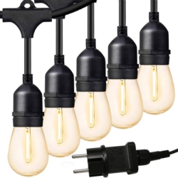 Girlanda ogrodowa 230V Żarówki Jarzeniowe 20 LED