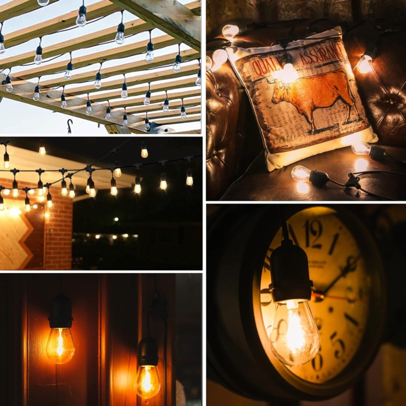 Girlanda ogrodowa 230V Żarówki Jarzeniowe 20 LED