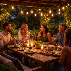 Girlanda ogrodowa solarna Żarówki Jarzeniowe 10 LED + Pilot