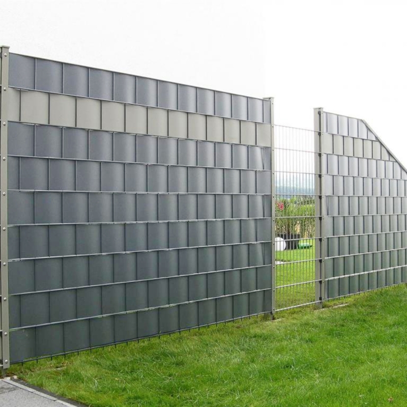 Klipsy do taśmy ogrodzeniowej 19cm Szary 12 sztuk