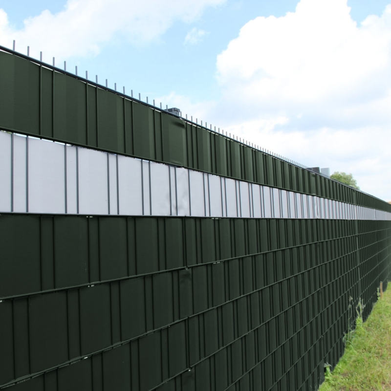 Komplet klipsów do taśmy ogrodzeniowej klipsy 19cm Ciemny Zielony 24 sztuki