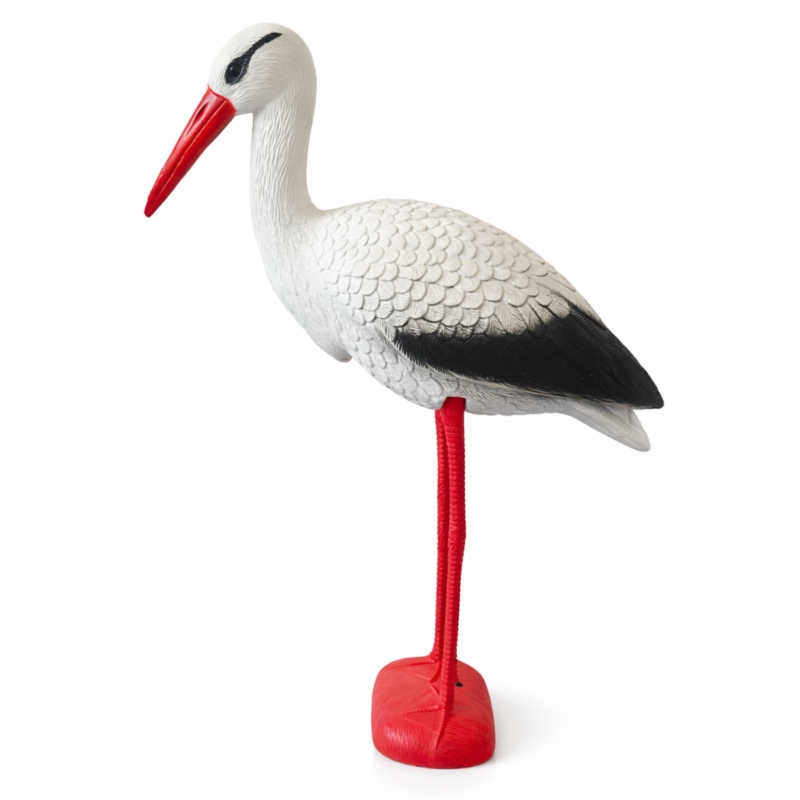 Figurka ogrodowa dekoracyjna Bocian 78cm