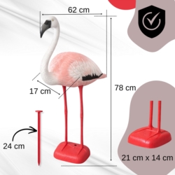 Figurka ogrodowa dekoracyjna Flaming 78cm