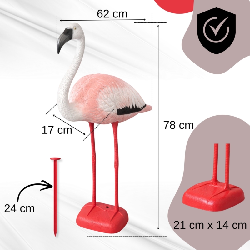 Figurka ogrodowa dekoracyjna Flaming 78cm