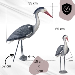 Figurka ogrodowa dekoracyjna Czapla 65cm