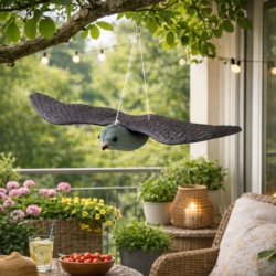 Jastrząb odstraszacz ptaków, gołębi na balkon, wiszący