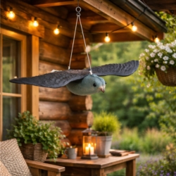 Jastrząb odstraszacz ptaków, gołębi na balkon, wiszący