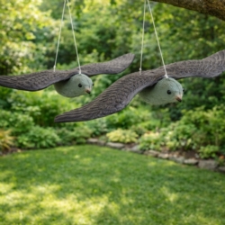 Jastrząb odstraszacz ptaków, gołębi na balkon, wiszący