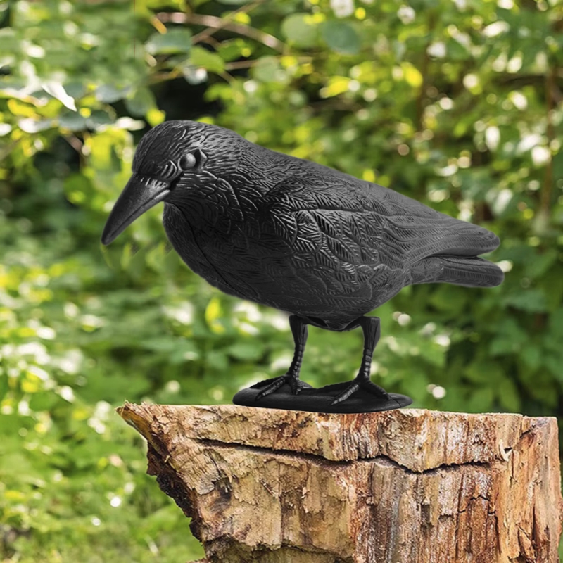 Kruk odstraszacz ptaków, gołębi na balkon, stojący