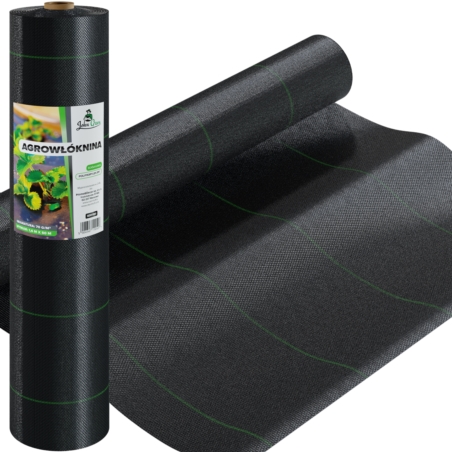 Agrowłóknina wiosenna ściółkująca na chwasty czarna 70g/m2 1,6x50m