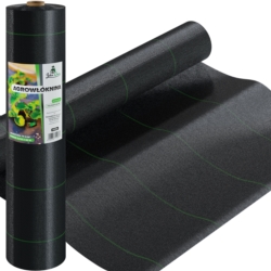 Agrowłóknina wiosenna ściółkująca na chwasty czarna 70g/m2 0,8x50m