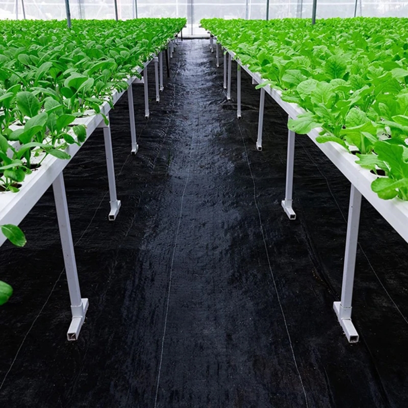 Agrowłóknina wiosenna ściółkująca na chwasty czarna 90g/m2 1,1x50m