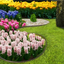 Obrzeże trawnikowe ogrodowe 4cm 10m + 20 Kotew