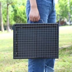 Grill węglowy turystyczny składany w walizkę