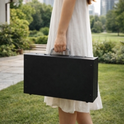 Grill węglowy turystyczny składany + Akcesoria