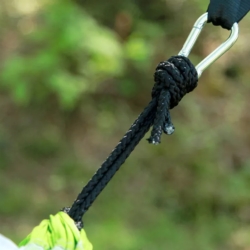 Hamak ogrodowy dwuosobowy z moskitierą Zielony