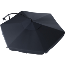 Parasol ogrodowy na wysięgniku składany 350cm Grafitowy + Pokrowiec