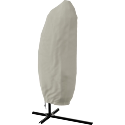 Parasol ogrodowy na wysięgniku składany 350cm Kremowy + Pokrowiec