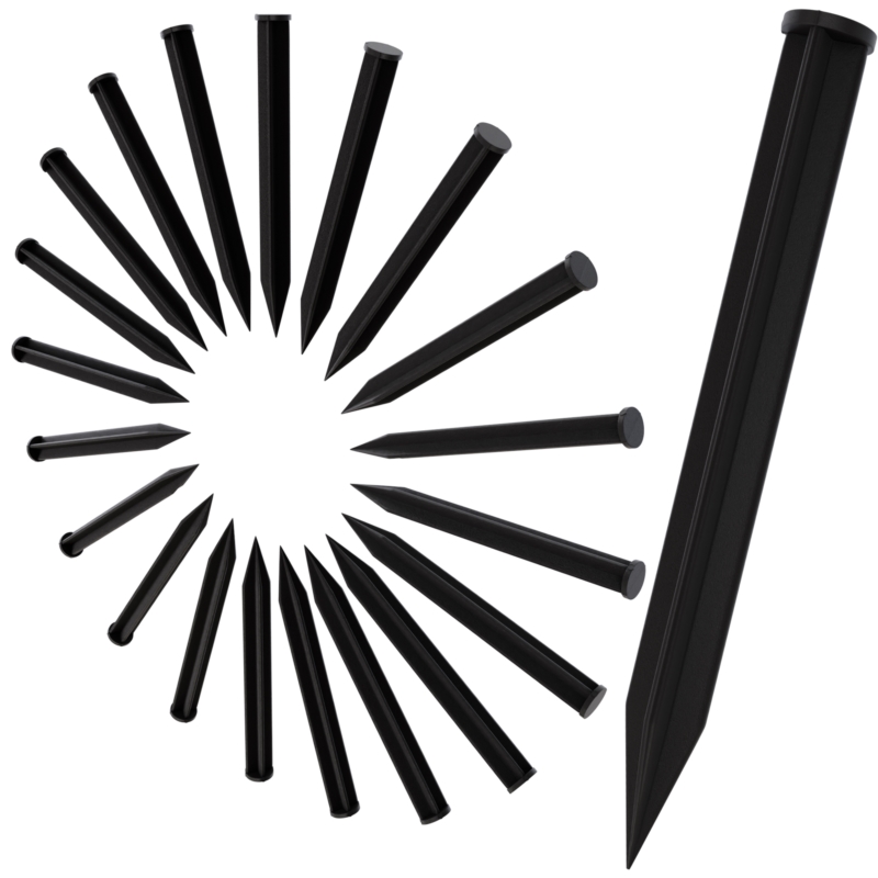 Szpilki do agrowłókniny, kotwy do obrzeży trawnikowych, kołki 50 sztuk