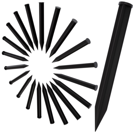 Szpilki do agrowłókniny, kotwy do obrzeży trawnikowych, kołki 50 sztuk