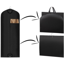 Pokrowiec ochronny na ubrania, garnitur Czarny 60x150cm 5 sztuk
