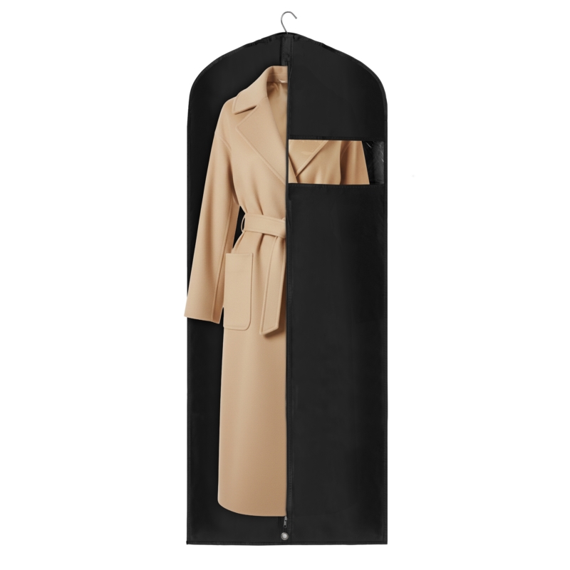 Pokrowiec ochronny na ubrania, garnitur Czarny 60x150cm 5 sztuk