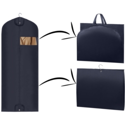 Pokrowiec ochronny na ubrania, garnitur Granatowy 60x150cm 5 sztuk