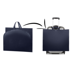 Pokrowiec ochronny na ubrania, garnitur Granatowy 60x150cm 5 sztuk