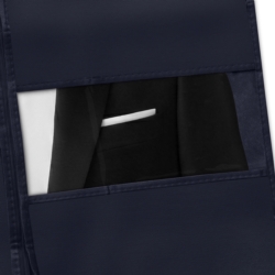 Pokrowiec ochronny na ubrania, garnitur Granatowy 60x150cm 5 sztuk