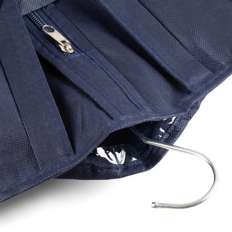 Pokrowiec ochronny na ubrania, garnitur Granatowy 60x150cm 5 sztuk