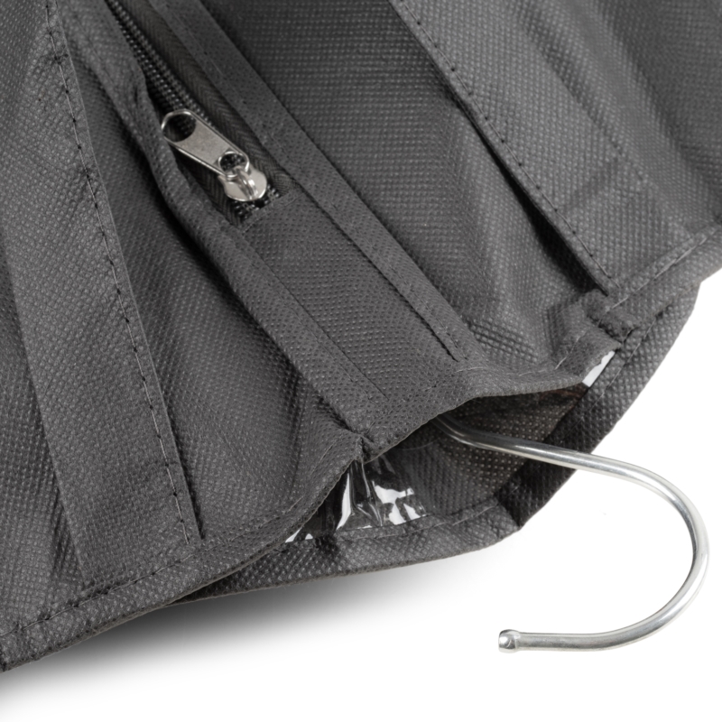 Pokrowiec ochronny na ubrania, garnitur Grafitowy 60x150cm 5 sztuk