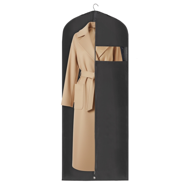 Pokrowiec ochronny na ubrania, garnitur Grafitowy 60x150cm 5 sztuk