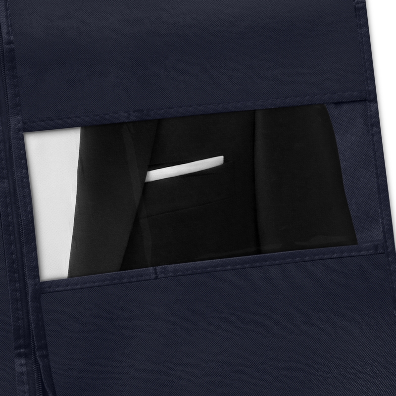 Pokrowiec ochronny na ubrania, garnitur Granatowy 60x100cm 5 sztuk