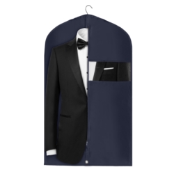 Pokrowiec ochronny na ubrania, garnitur Granatowy 60x100cm 5 sztuk