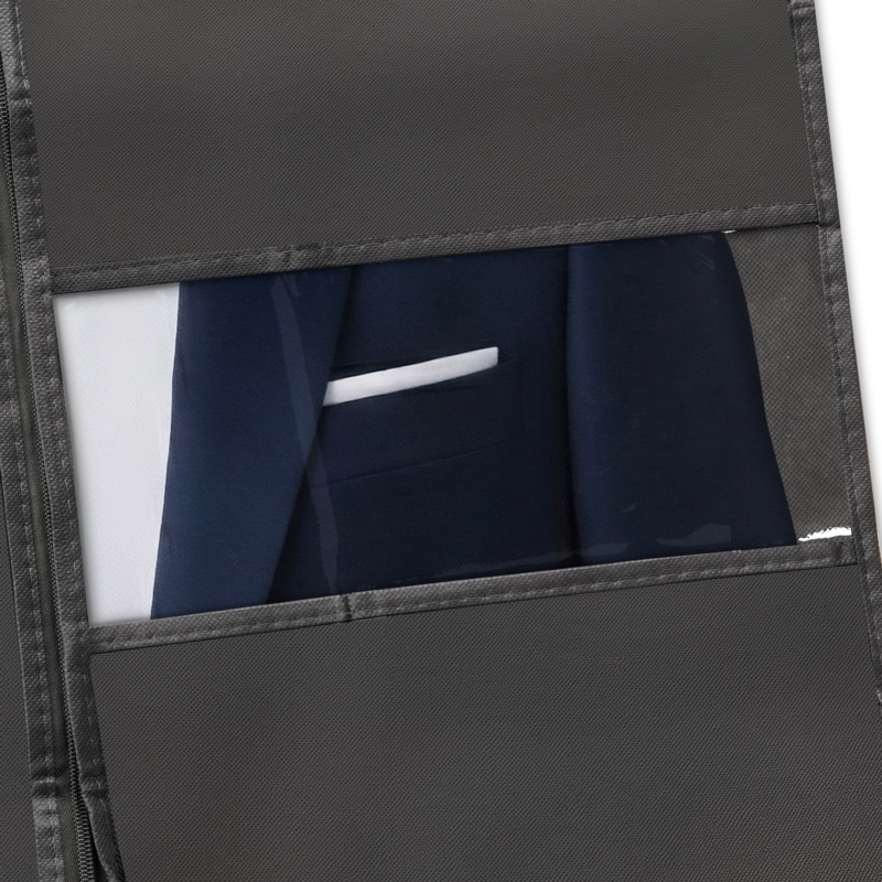 Pokrowiec ochronny na ubrania, garnitur Grafitowy 60x100cm 5 sztuk