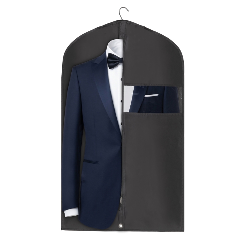 Pokrowiec ochronny na ubrania, garnitur Grafitowy 60x100cm 5 sztuk