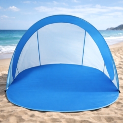 Namiot plażowy samorozkładający pop-up Niebieski + Torba