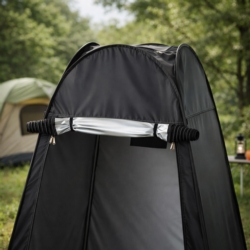 Namiot plażowy samorozkładający przebieralnia Czarny + Torba