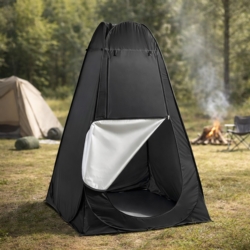Namiot plażowy samorozkładający przebieralnia Czarny + Torba