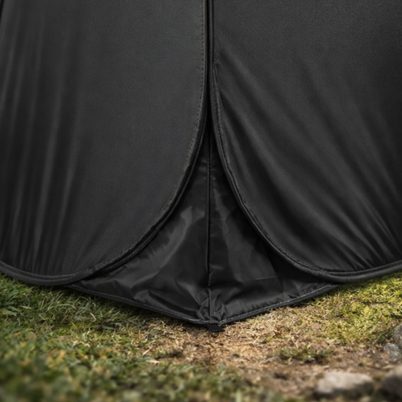 Namiot plażowy samorozkładający przebieralnia Czarny + Torba