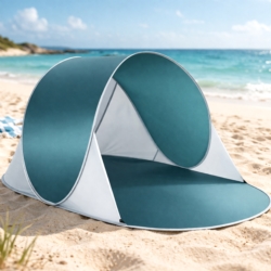 Namiot plażowy samorozkładający pop-up Granatowy + Torba