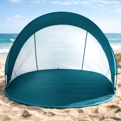 Namiot plażowy samorozkładający pop-up Granatowy + Torba