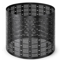 Kompostownik ogrodowy balia z wentylacją 800L Czarny