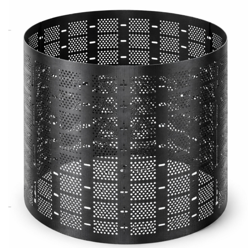 Kompostownik ogrodowy balia z wentylacją 800L Czarny