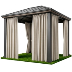 Zasłona przeciwsłoneczna na taras i balkon 155x200cm Latte