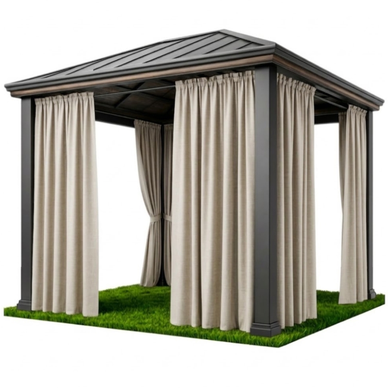 Zasłona przeciwsłoneczna na taras i balkon 155x200cm Latte